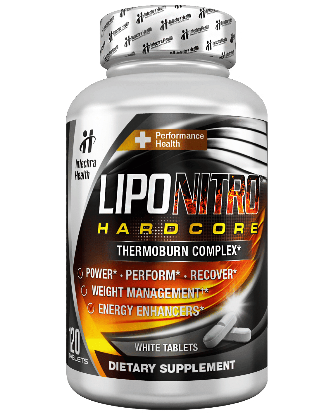 LIPONITRO Diet Pills - Ultra Energy Formula - 120 Tablets